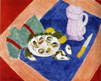 Henri Emile Benoit Matisse : still life with oysters